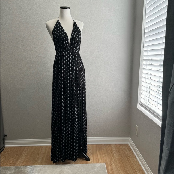 Aztec Printed Halter Maxi Dress - Picture 2 of 8